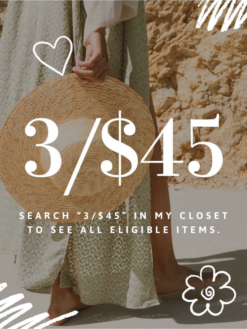 🏷️ Promotion 3/$45 🛒